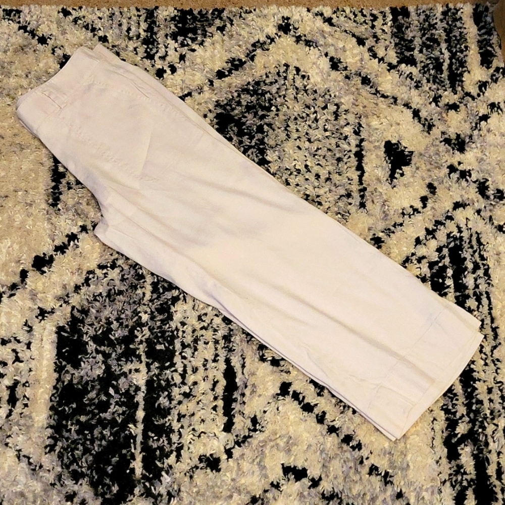 Linen blend pants cream